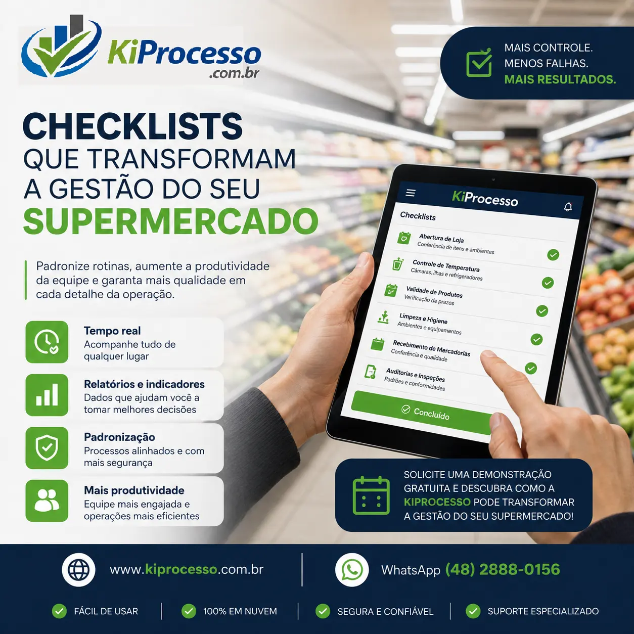Checklist fácil para supermercado em São Paulo — consultoria, produtividade e prevenção de perdas com KiProcesso